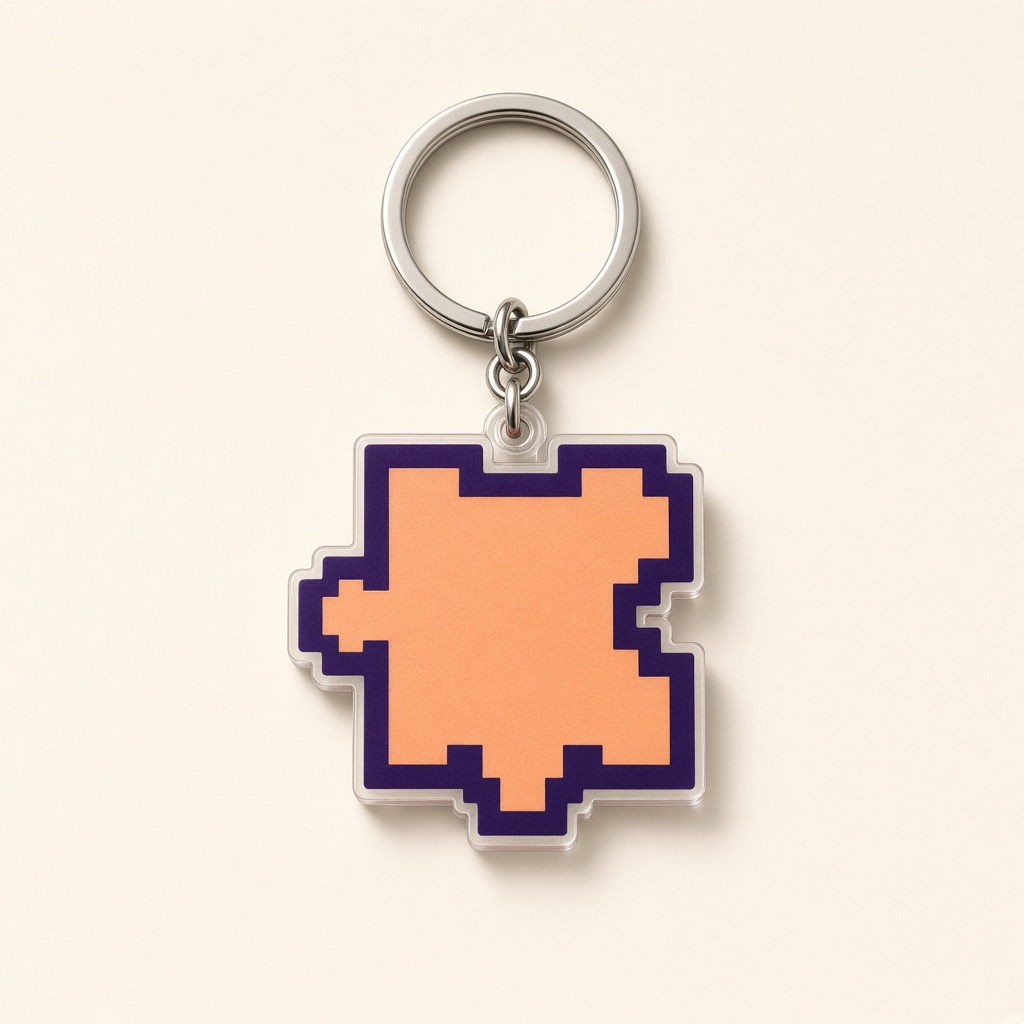 Puzzle Parça Anahtarlık